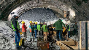 Rescue operation for the men trapped under a collapsed tunnel in uttarakhand